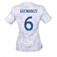 Koszulka piłkarska Francja Matteo Guendouzi #6 Strój wyjazdowy dla kobiety MŚ 2022 tanio Krótki Rękaw